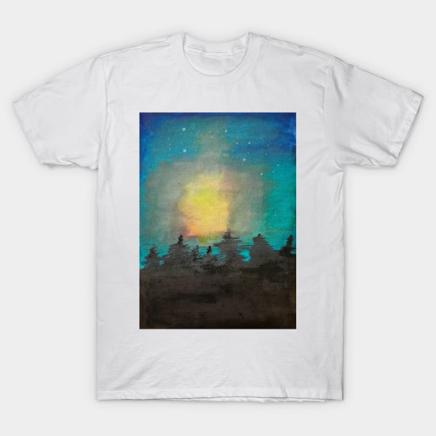 Under the Moonlight T-Shirt by InfiniIDnC